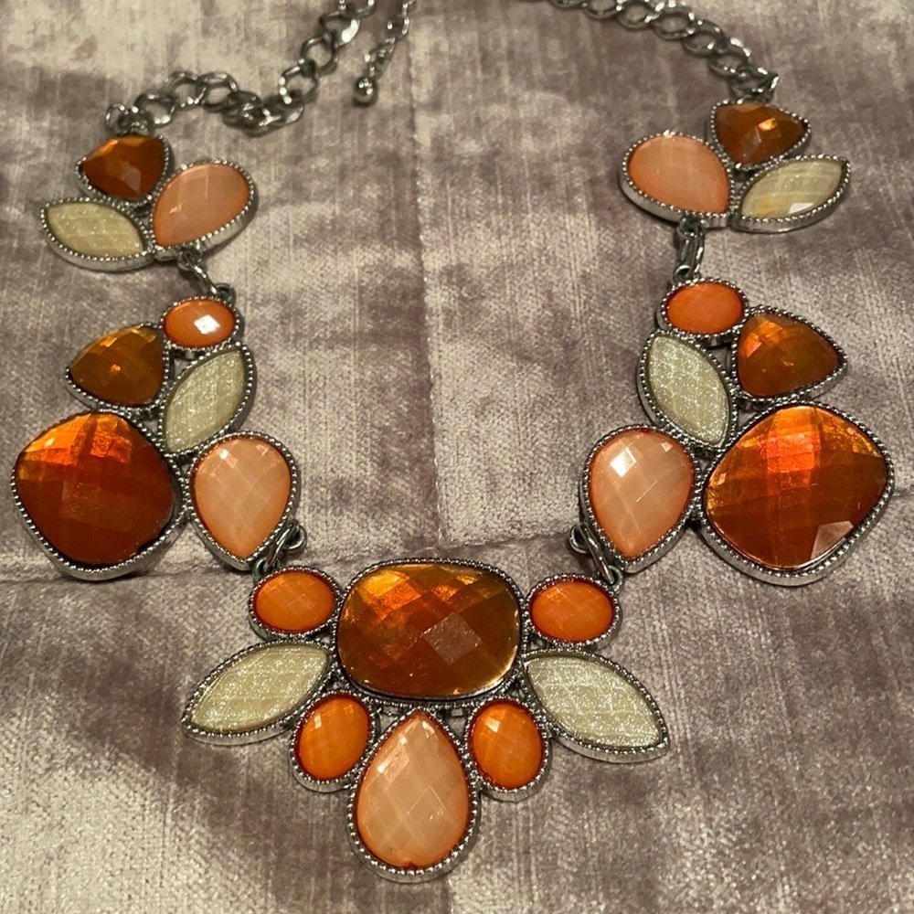 Floral Style Statement Necklace by Charming Charlie